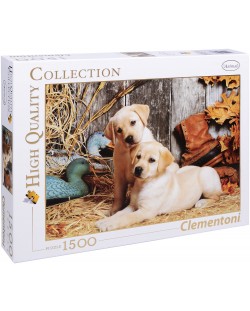 Пъзел Clementoni от 1500 части - Ловни кучета
