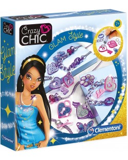 Творчески комплект Clementoni Crazy Chic - Направи си сам гривни, Glam