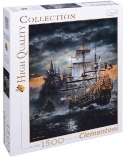 Пъзел Clementoni от 1500 части - Пиратският кораб