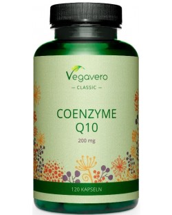 Coenzyme Q10, 200 mg, 120 капсули, Vegavero
