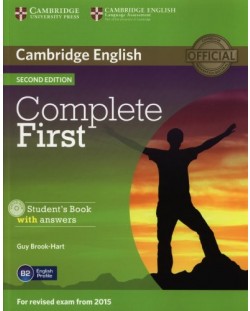 Complete First Certificate 2nd edition: Английски език с отговори - ниво В2 + CD-ROM