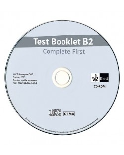 Complete First Test Booklet B2: Тестове по английски - ниво B2 (CD носител)