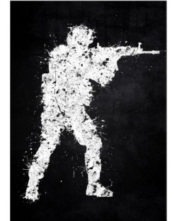 Метален постер Displate - Counter Strike