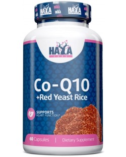 Co-Q10 + Red Yeast Rice, 60 капсули, Haya Labs