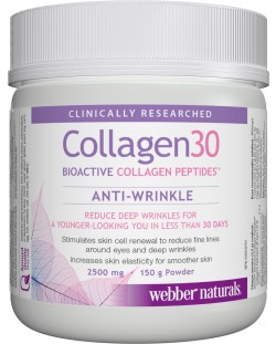Collagen30 Bioactive Collagen Peptides, 2500 mg, 150 g, Webber Naturals