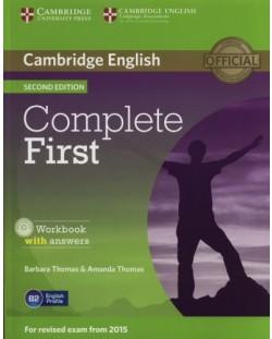Complete First Certificate 2nd edition: Английски език - ниво В2 (учебна тетрадка с отговори + CD)