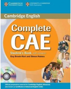Complete CAE 1st edition: Английски език: Английски език - ниво С1 + CD-ROM (с отговори)