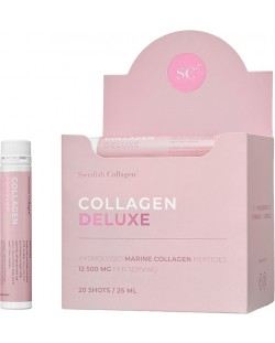 Collagen Deluxe, неовкусен, 20 шота, Swedish Collagen
