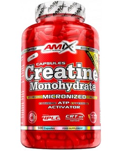 Creatine Monohydrate, 800 mg, 500 капсули, Amix