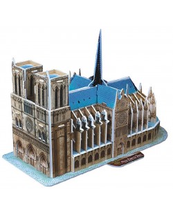 3D Пъзел Cubic Fun от 40 части – Notre Dame de Paris