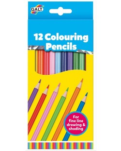 Комплект цветни моливи Galt - 12 броя