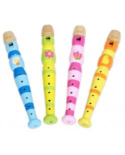 Дървена играчка Classic World – Цветна флейта