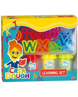 Комплект Crea Dough - Цветни писма
