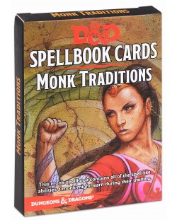 Допълнение за ролева игра Dungeons & Dragons - Monk Traditions Spell Deck