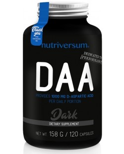 Dark DAA, 1000 mg, 120 капсули, Nutriversum