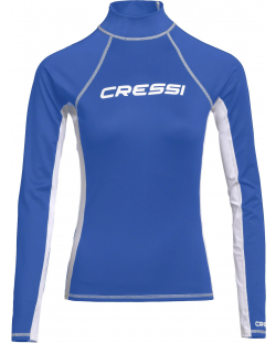 Дамска неопренова блуза Cressi - Rashguard , синя