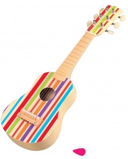 Детска китара Lelin - С цветни ленти