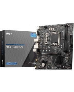 Дънна платка MSI - PRO H610M-G, LGA 1700