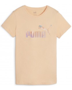 Дамска тениска Puma - ESS+ Summer Daze, размер XS, оранжева