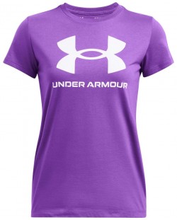 Дамска тениска Under Armour - Sportstyle Logo, лилава