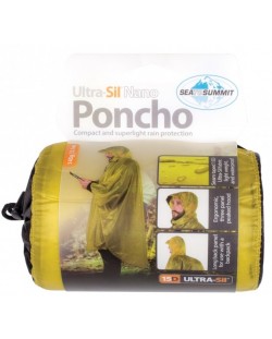 Дъждобран Sea to Summit - Poncho 15D Lime, зелен