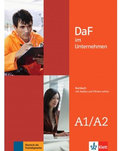 DaF im Unternehmen A1-A2 Kursbuch + Audio und Videodateien online