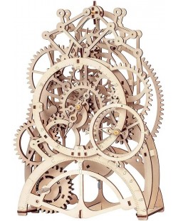 Дървен 3D пъзел Robo Time от 166 части - Часовник с махало