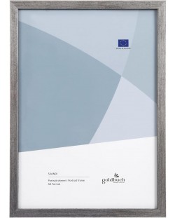 Дървена рамка за снимки Goldbuch - Сребриста, 21 x 30 cm