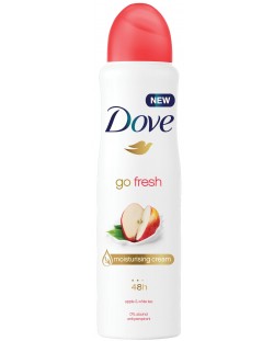 Dove Go Fresh Спрей дезодорант Apple & White Tea, 150 ml