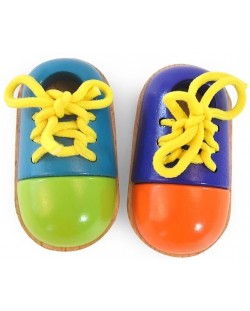 Дървени обувки с връзки Acool Toy