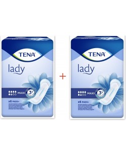 Дамски превръзки Tena Lady - Maxi, 2 х 6 броя