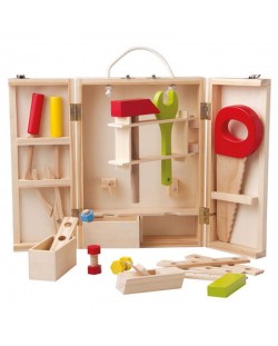 Дървен комплект Woody - Инструменти в кутия