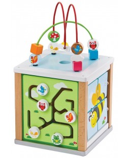 Образователна играчка Lelin - Дидактически куб