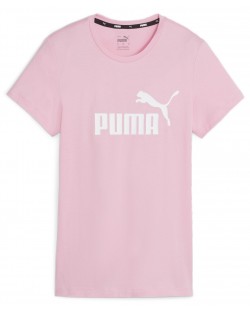 Дамска тениска Puma - Essentials Logo Tee , розова