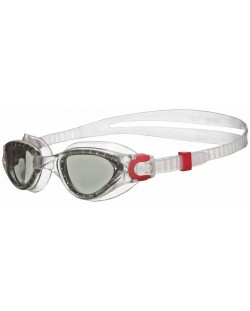 Дамски очила за плуване Arena - Cruiser Soft Training, прозрачни/червени