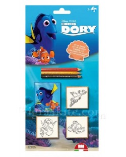Дървени печати Disney - Finding Dory, 3 броя