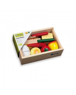 Дървен комплект Andreu Toys - Продукти за рязане