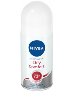 Nivea Рол-он против изпотяване Dry Comfort, 50 ml