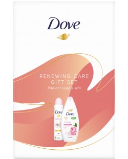 Dove Комплект - Дезодорант и душ гел, 150 + 250 ml