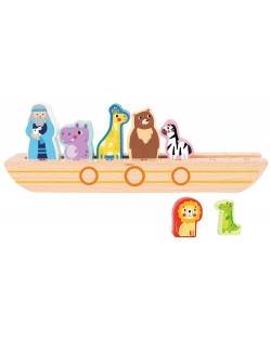 Дървена играчка Tooky Toy - Корабът на Ной