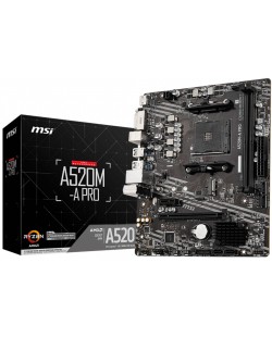 Дънна платка MSI - A520M PRO, AM4