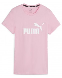 Дамска тениска Puma - Essentials Logo Tee, размер S, розова