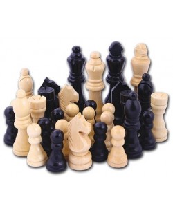 Дървени фигури за шах - малки