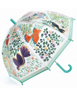 Детски чадър Djeco - Цветя и птици