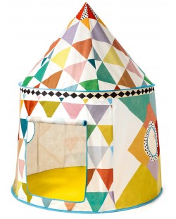 Детска палатка Djeco - Многоцветна колиба