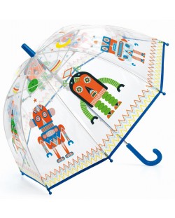Детски чадър Djeco - Роботи