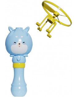 Детска играчка Raya Toys - Изстрелвачка за балончета, Куче