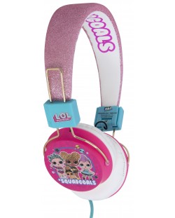 Детски слушалки OTL Technologies - L.O.L. Surprise!, розови
