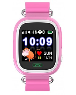 Детски Смарт часовник Xmart - KW03G, 31mm, 1.22", розов