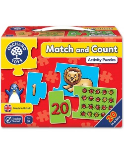 Детска образователна игра Orchard Toys - Свържи и преброй